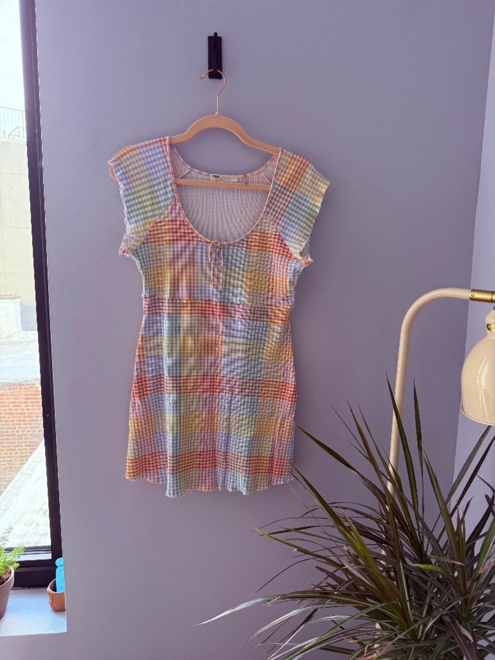 LoveShackFancy Mini Dress in Tutti Fruitti, size L